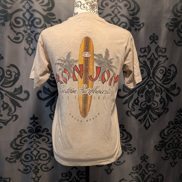Distressed Ron Jon Surf Shop Cocoa Beach T-Shirt - Picture 2 of 3